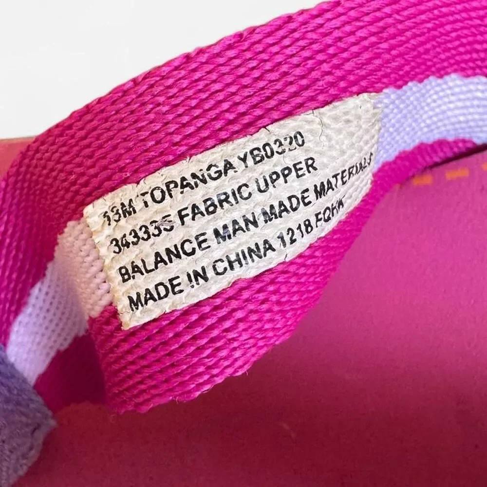 Juicy Couture pink platform flip flops with rainbow stripes sole